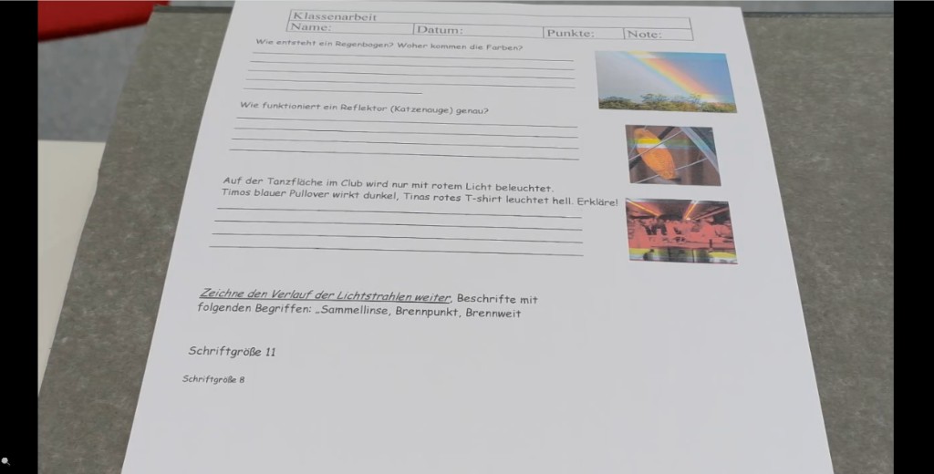 Arbeitsblatt: Text & Aufgaben